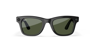 Умные очки Ray-Ban  Wayfarer (2-gen) (Черная глянцевая оправа, зеленые линзы)