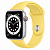 Купить Apple Watch Series 6 // 44мм GPS + Cellular // Корпус из алюминия серебристого цвета, спортивный ремешок имбирного цвета