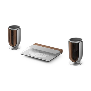 Комплект из винилового проигрывателя и стриминговых колонок Bang&Olufsen Beosystem 3000c (Grey Aluminium/Artisan Walnut)