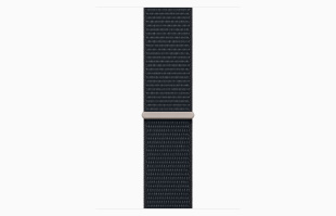 Apple Watch Series 9 // 45мм GPS // Корпус из алюминия розового цвета, спортивный браслет цвета "темная ночь"