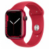 Apple Watch Series 7 // 45мм GPS // Корпус из алюминия цвета (PRODUCT)RED, спортивный ремешок цвета (PRODUCT)RED