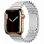 Купить Apple Watch Series 7 // 45мм GPS + Cellular // Корпус из нержавеющей стали золотого цвета, блочный браслет из нержавеющей стали серебристого цвета