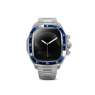 Корпус Golden Concept для Apple Watch, 46 мм, Crown Sport Classic Edition, Silver/Blue