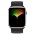 Apple Watch Series 8 // 45мм GPS + Cellular // Корпус из нержавеющей стали серебристого цвета, плетёный монобраслет цвета Black Unity