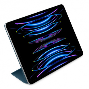 Обложка Smart Folio для iPad Pro 12,9 дюйма (6-го поколения), цвет «морская синева»