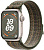 Купить Apple Watch Series 9 // 45мм GPS // Корпус из алюминия цвета "сияющая звезда", спортивный браслет Nike цвета "секвойя/оранжевый"