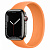 Купить Apple Watch Series 7 // 45мм GPS + Cellular // Корпус из нержавеющей стали графитового цвета, монобраслет цвета «весенняя мимоза»