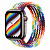 Купить Apple Watch Series 8 // 45мм GPS + Cellular // Корпус из нержавеющей стали графитового цвета, плетёный монобраслет цвета Pride Edition