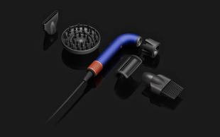 Фен Dyson Supersonic HD18 r Professional (Vinca blue/Topaz) (Синий/Топаз) с подставкой