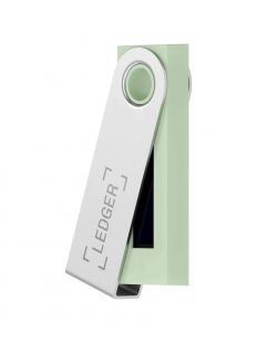 Аппаратный кошелек для криптовалют Ledger Nano S (Jade Green/Зеленый)