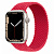 Купить Apple Watch Series 7 // 45мм GPS // Корпус из алюминия цвета «сияющая звезда», плетёный монобраслет цвета (PRODUCT)RED