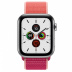 Apple Watch Series 5 // 44мм GPS + Cellular // Корпус из нержавеющей стали, спортивный браслет цвета «сочный гранат»