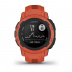 Туристические умные часы Garmin Instinct 2S (40mm), корпус и силиконовый ремешок красного цвета