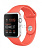 Купить Apple Watch Sport 42 мм, серебристый алюминий, спортивный ремешок абрикосового цвета
