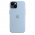 Силиконовый чехол MagSafe для iPhone 14 Plus, цвет Sky/Небесно-голубой