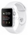 Apple Watch Series 1 38мм Корпус из серебристого алюминия, спортивный ремешок белого цвета (MNNG2)