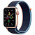 Купить Apple Watch SE // 44мм GPS + Cellular // Корпус из алюминия золотого цвета, cпортивный браслет цвета «Тёмный ультрамарин» (2020)