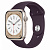 Купить Apple Watch Series 8 // 45мм GPS // Корпус из алюминия цвета "сияющая звезда", спортивный ремешок цвета "бузина"