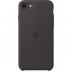 Силиконовый чехол для iPhone SE, чёрный цвет, оригинальный Apple