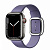 Купить Apple Watch Series 7 // 41мм GPS + Cellular // Корпус из нержавеющей стали графитового цвета, ремешок цвета «сиреневая глициния» с современной пряжкой (Modern Buckle), размер ремешка S