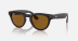 Умные очки Ray-Ban Stories Headliner (Черная матовая оправа, коричневые линзы)