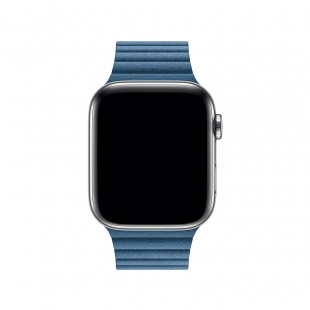 42/44мм M Кожаный ремешок цвета «Лазурная волна» с магнитной застежкой для Apple Watch