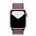 Apple Watch Series 5 // 40мм GPS // Корпус из алюминия серебристого цвета, спортивный браслет Nike цвета «розовый всплеск/пурпурная ягода»