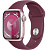 Купить Apple Watch Series 9 // 41мм GPS // Корпус из алюминия розового цвета, спортивный ремешок цвета "шелковица"