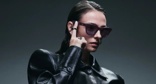 Умные очки Ray-Ban  Skyler (2-gen) (Глянцевая фиолетовая оправа, прозрачно-аметистовые фотохромные линзы)