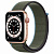 Купить Apple Watch Series 6 // 44мм GPS + Cellular // Корпус из алюминия золотого цвета, спортивный браслет цвета «Зелёные холмы»
