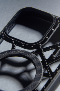 Чехол Jumo Skeleton MagSafe из многослойного карбона, с магнитной зарядкой