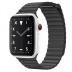 Apple Watch Series 5 // 44мм GPS + Cellular // Корпус из керамики, кожаный ремешок чёрного цвета, размер ремешка M