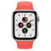 Apple Watch SE // 40мм GPS // Корпус из алюминия серебристого цвета, спортивный ремешок цвета «Розовый цитрус» (2020)