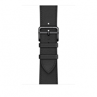 Apple Watch Series 6 Hermès // 40мм GPS + Cellular // Корпус из нержавеющей стали цвета «черный космос», ремешок Simple Tour из кожи Swift цвета Noir