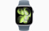 Apple Watch Series 11 // 42мм GPS // Корпус из алюминия серебристого цвета, спортивный ремешок цвета "якорный синий"