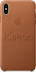 Кожаный чехол для iPhone XS Max, золотисто-коричневый цвет, оригинальный Apple