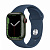 Купить Apple Watch Series 7 // 41мм GPS + Cellular // Корпус из алюминия зеленого цвета, спортивный ремешок цвета «синий омут»