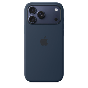 Силиконовый чехол MagSafe для iPhone 17 Pro Max (Midnight)