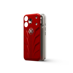 Чехол Golden Concept для iPhone 17 Pro, Magnetic Shield, Racing Sport Rubber, Rosso Corsa