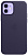 Кожаный чехол MagSafe для iPhone 12, тёмно-фиолетовый цвет