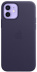 Кожаный чехол MagSafe для iPhone 12, тёмно-фиолетовый цвет