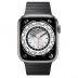 Apple Watch Series 7 // 45мм GPS + Cellular // Корпус из титана, блочный браслет из нержавеющей стали цвета «чёрный космос»