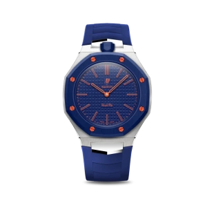 Аксессуары Golden Concept Royal Sport Edition для часов Swatch Royal Pop (ORENJI HACHI) (Оранжевый и синий ремешки)