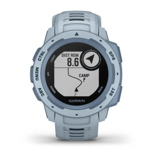 Туристические умные часы Garmin Instinct (45mm), корпус и силиконовый ремешок цвета Sea Foam