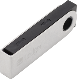 Аппаратный кошелек для криптовалют Ledger Nano S (Matte Black/Черный)