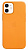 Кожаный чехол MagSafe для iPhone 12, цвет «Золотой апельсин»