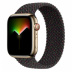 Apple Watch Series 8 // 45мм GPS + Cellular // Корпус из нержавеющей стали золотого цвета, плетёный монобраслет цвета Black Unity