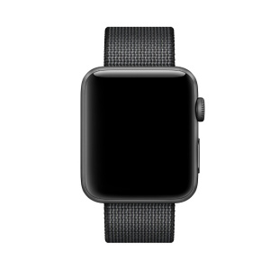 42/44мм Ремешок из плетёного нейлона чёрного цвета для Apple Watch