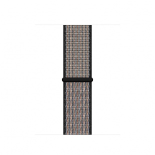 Apple Watch Series 5 // 44мм GPS // Корпус из алюминия серебристого цвета, спортивный браслет Nike цвета «синяя пастель/раскалённая лава»