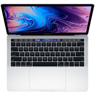 MacBook Pro 13" «Серебристый» (MUHR2) + Touch Bar и Touch ID // Intel Core i5 1,4 ГГц, 8 ГБ, 256 ГБ SSD, Iris Plus 645 (Mid 2019)